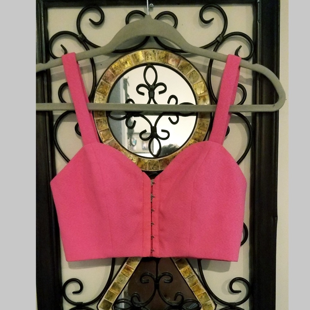 Pink Crop Top
